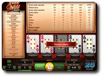 il videopoker di StarCasinò il videopoker di StarCasinò